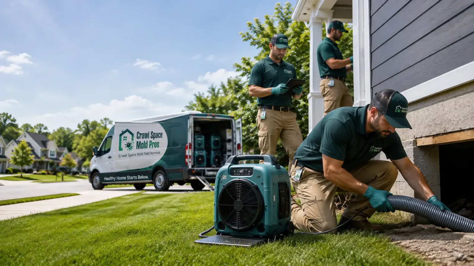 Crawl Space Mold Removal in Goldendale, WA